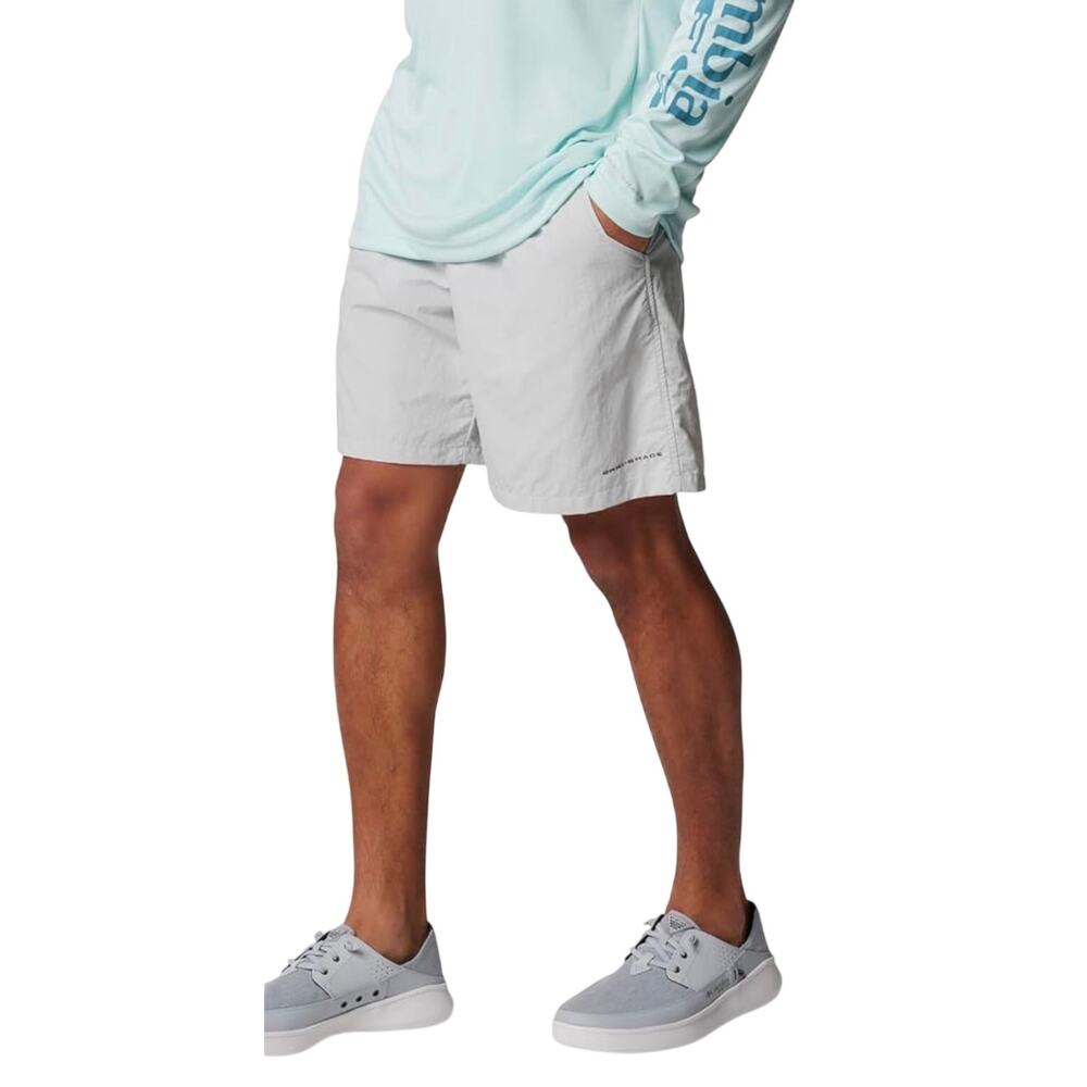 Columbia PFG Backcast 8" Water Shorts, Cool Gray, Men's Size Small, NWT